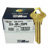 ILCO SC4 / Brass / Schlage Key Blank / 250 Pack- Auto Lock Supplier -key_supplier_in_canada locksmith_supplier_in_canada #